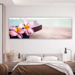 Poster Tropische Spa Blume Panorama