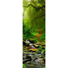 Lade das Bild in den Galerie-Viewer, Poster Tropischer Dschungel mit Fluss Panorama Hoch
