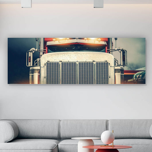 Acrylglasbild US Truck Panorama