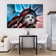 Lade das Bild in den Galerie-Viewer, Spannrahmenbild Freiheitsstatue von New York Querformat
