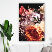 Lade das Bild in den Galerie-Viewer, Aluminiumbild Vintage Blumenstrauß Hochformat

