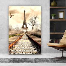 Lade das Bild in den Galerie-Viewer, Poster Vintage Eiffelturm Frankreich Hochformat
