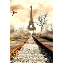 Lade das Bild in den Galerie-Viewer, Acrylglasbild Vintage Eiffelturm Frankreich Hochformat
