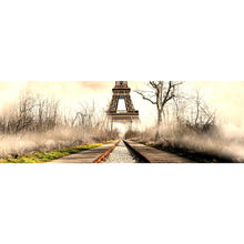 Lade das Bild in den Galerie-Viewer, Aluminiumbild Vintage Eiffelturm Frankreich Panorama
