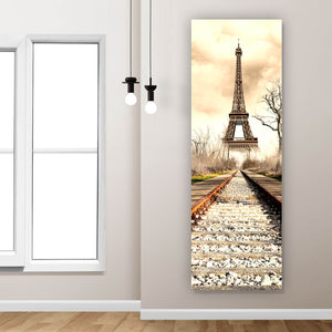 Acrylglasbild Vintage Eiffelturm Frankreich Panorama Hoch