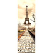 Lade das Bild in den Galerie-Viewer, Acrylglasbild Vintage Eiffelturm Frankreich Panorama Hoch
