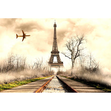 Lade das Bild in den Galerie-Viewer, Poster Vintage Eiffelturm Frankreich Querformat
