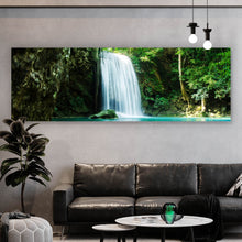 Lade das Bild in den Galerie-Viewer, Spannrahmenbild Wasserfall im Wald von Thailand Panorama
