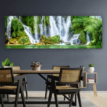 Lade das Bild in den Galerie-Viewer, Aluminiumbild Wasserfall in Bosnien Panorama
