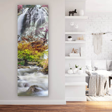 Lade das Bild in den Galerie-Viewer, Aluminiumbild Wasserfall in Klonglan Thailand Panorama Hoch
