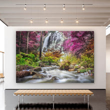 Lade das Bild in den Galerie-Viewer, Leinwandbild Wasserfall in Klonglan Thailand Querformat
