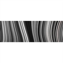 Lade das Bild in den Galerie-Viewer, Aluminiumbild Wellenlinien Muster Panorama

