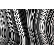 Lade das Bild in den Galerie-Viewer, Aluminiumbild Wellenlinien Muster Querformat
