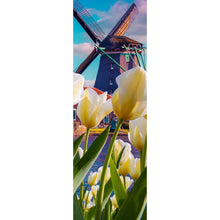 Lade das Bild in den Galerie-Viewer, Leinwandbild Windmühle in Holland Panorama Hoch
