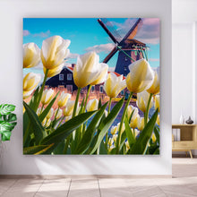 Lade das Bild in den Galerie-Viewer, Poster Windmühle in Holland Quadrat
