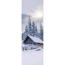 Lade das Bild in den Galerie-Viewer, Acrylglasbild Winter Idylle Panorama Hoch
