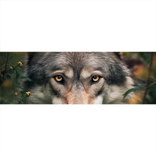 Lade das Bild in den Galerie-Viewer, Poster Wolf im Wald der Blumen Panorama
